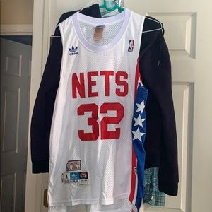 New Jersey Nets Erving Jersey Medium Throwback